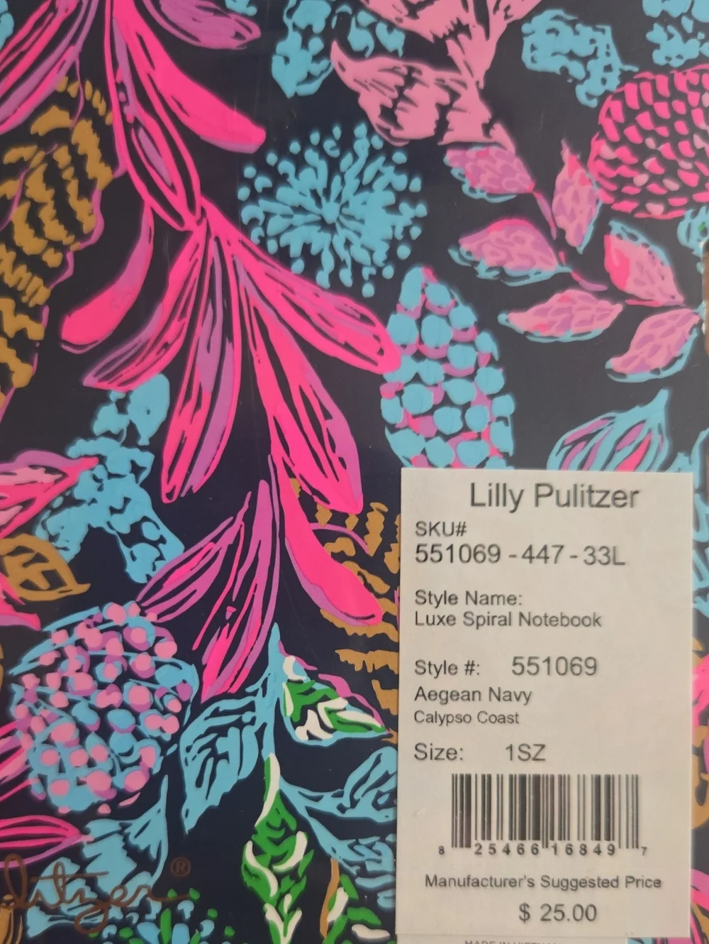 Lilly Pulitzer Luxe Spiral Notebook